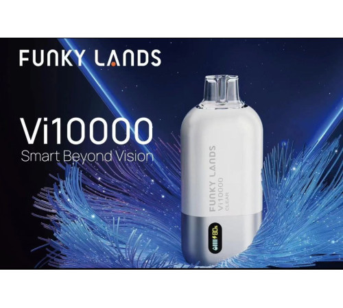 FUNKY LANDS Vi 10000 русс. ORIGINAL (Малиновая сахарная вата)