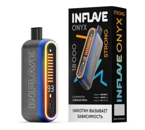 INFLAVE ONYX 18000 Strong ORIGINAL (Клубничный мохито)