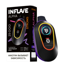 INFLAVE ALPHA STRONG 25000 original (Ананас зеленое яблоко)