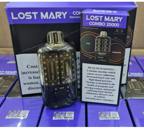 LOST MARY COMBO 20000 (2 вкуса+mix) ORIGINAL (Pink lemonade  - Grapefruit)