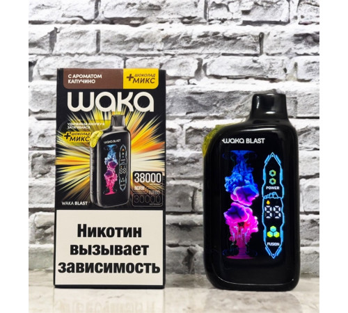 WAKA BLAST 38000 Original (Черника малина ментол)